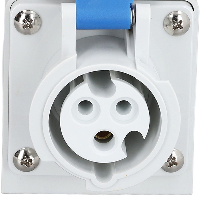 Industrial Power Connector IP67 Waterproof Dustproof 3 Core 16A 2P+E
