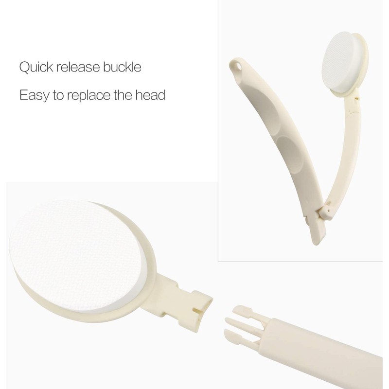 LFJ Body Lotion Applicator for Back, Foldable Long Handled Oils