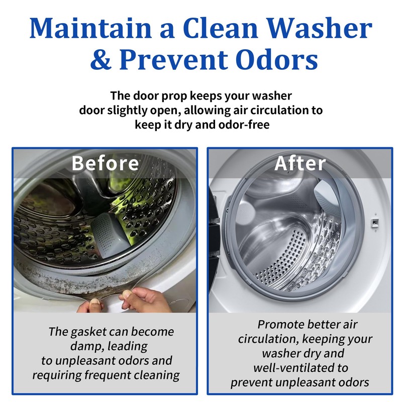 2 Pack Washing Machine Door Prop Open, Easy to Use