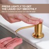 WOWOW Kitchen Faucet with Sprayer,Gold Single Handle High Arc Stainless