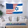 Fewern US Israel Flag American Israeli Friendship Flag (3x5Ft,Double-side) For