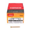 TIMCO Solo Chipboard & Woodscrews - Gold - 4.5 x