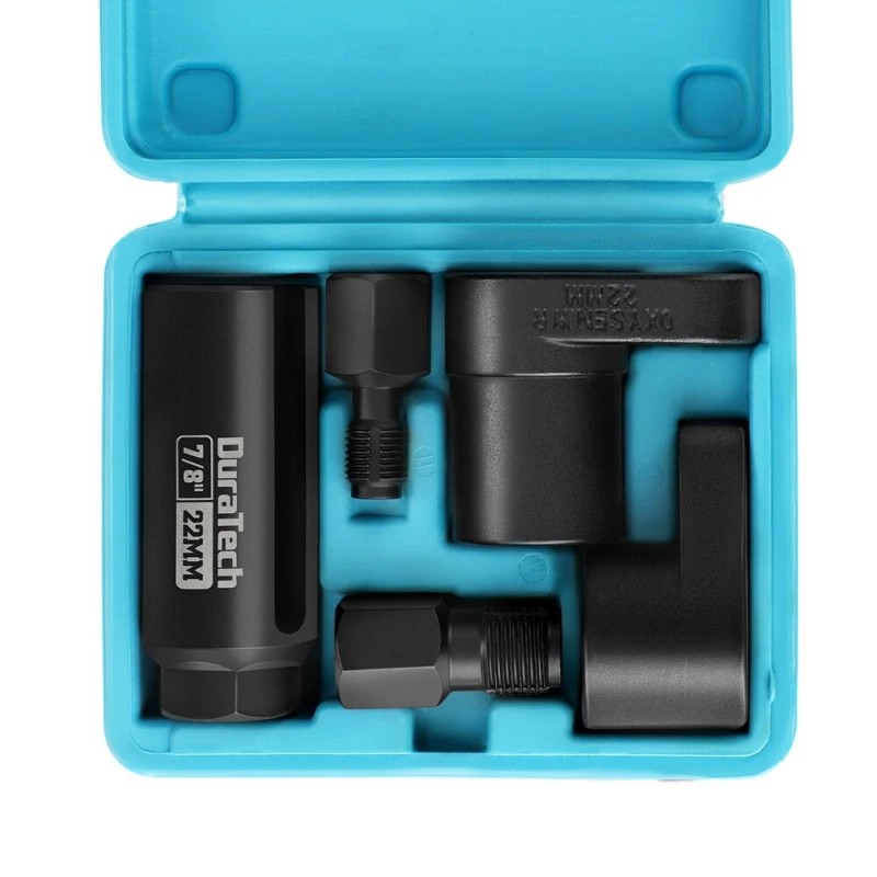 DURATECH 5PCS O2 Oxygen 3/8" 1/2" Drive x 7/8" 22mm