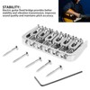 Electric Guitar Fixed Bridge Metal Adjustable Professional Guitar Fixed Bridge