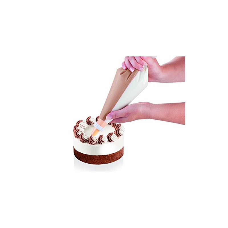 Tescoma Double Decorating Bag Delicia, Elastic, Assorted, 13.9 x 2