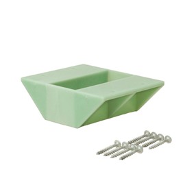 Heian Shindo LABRICO DXV-3 DIY Storage Parts, 2 x 4 Shelf Brackets, Double, Vintage Green