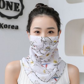 Women's Golf UV Protection Face Sun Shield Scarf Mask - 12 Styles NO.12 5ea