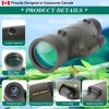 fetchfalcon 12x50 IPX7 Nitrogen Filled FMC HD Monoculars Waterproof w/