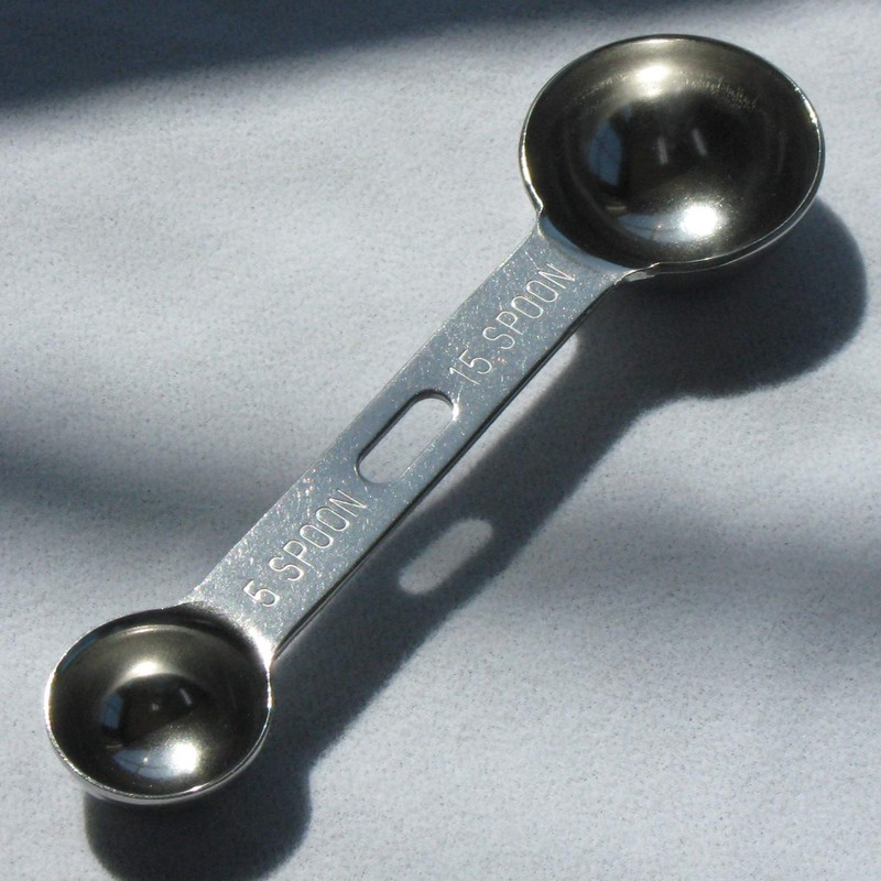 Nagao Tsubamesanjo Extra Thick Double Measuring Spoon, 0.2 fl oz
