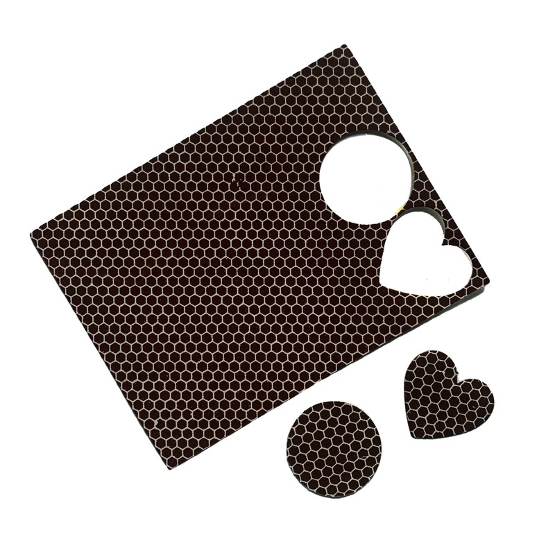 JHZABPO Match Striker Paper Sheet with Self Adhesive Black Colored