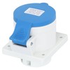 3 Pin 2P+E Industrial Connector IP44 Waterproof Concealed Mount Aviation
