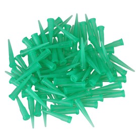 szzijia Green 18 Gauge Dispensing Needle Tapered Tip TT Blunt Glue Liquid Pack of 100