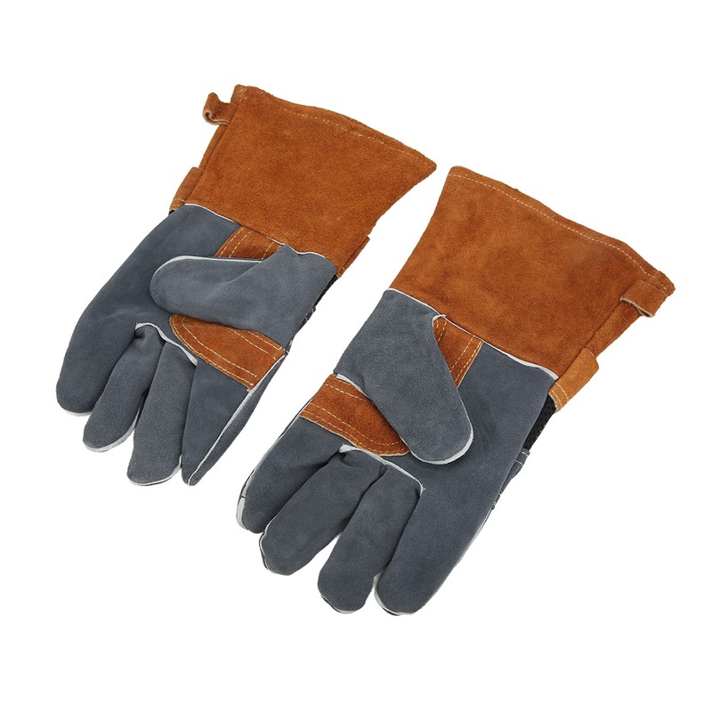 1 Pair Heat Resistant Gloves Separate Fingers Hot Proof Mitts