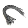 Silver Cable Ties Extra Long Ties 9 mm x 750