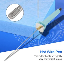 Hot Wire Cutter Pen, Foam Cutter Electric Polystyrene Cutting Machine Pen Kit Tool Hand Engraving (15 cm (9 V 6A))