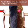 PonyCycle Ride on Horse Reins (85 cm), Brown