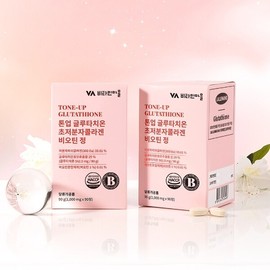Vitamin Village Tone-Up Glutathione Ultra-Low Molecule Collagen Biotin 90 Tablets 1 Bottle 3 Months Supply / 비타민마을 톤업 글루타치온 초저분자 콜라겐 비오틴 90정 1병 3개월분