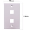 Kework 2 Ports Wall Plate, 1 Port 4K@60Hz HDMI 1