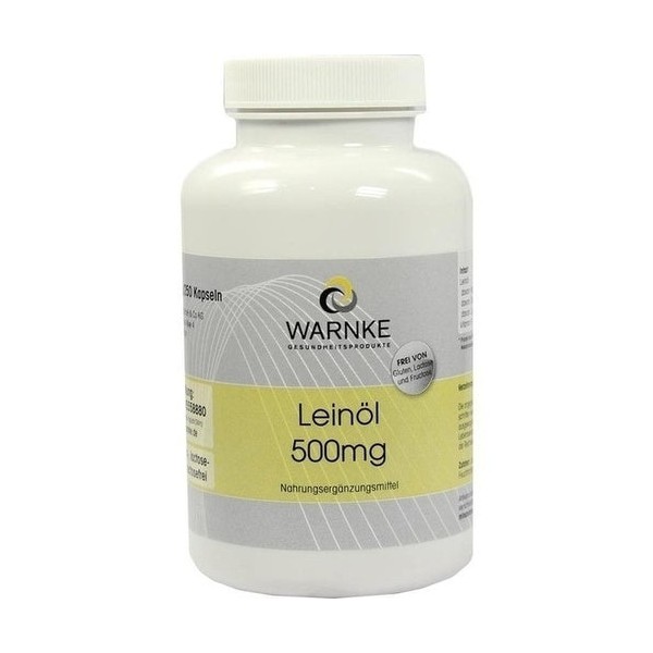 Warnke Linseed Oil 500 mg Capsules 250 cap