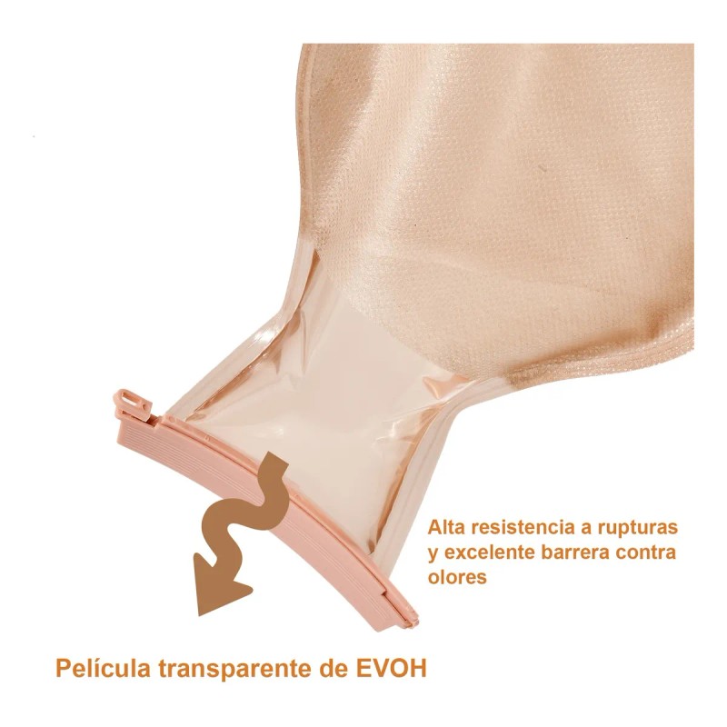 20 Bolsas De Colostomía Recortables 25mm-70mm Nude