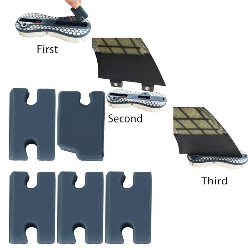 5 PCS/Set PVC Fin Compatibility Kit Tab Infill Surfboard Accessories
