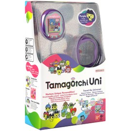 BANDAI - Tamagotchi Uni - Connected Tamagotchi with Watch - Virtual Pet - Purple Model - 43352