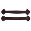 Pair of Havana Brown Leather Steamer Trunk Handles