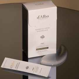 Dalba 워터풀 비건 슬리핑팩 포타입 1BOX(4ml X12매) / 꿀잠보습 슬리핑팩 / 휴대용 개별 포타입 Waterful Vegan Sleeping Pack Pouch Type 1 Box (12 x 4ml) / Deep Sleep Moisturizing Sleeping Pack / Portable Individual Pouch Type
