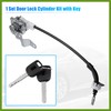 HOPESPANNER 1 Set Front Left Side Door Lock Cylinder Cable