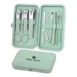 Keiby Citom Set De Manicura, Kit De Cortaúñas De Viaje, Herramientas Par