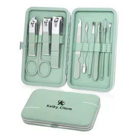 Keiby Citom Set De Manicura, Kit De Cortaúñas De Viaje, Herramientas Par