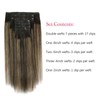 Sassina Yaki Clip in Hair Extensions Real Human Hair Double