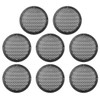 X AUTOHAUX 8pcs 6.5" Plastic Audio Speaker Cover Mesh Subwoofer