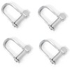 4mm Flat Shackles Stainless Steel A4-Marine Grade (316) - for