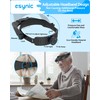 eSynic Type-C Rechargeable Magnifying Glasses Headset-Up to 13X Magnification-5 Interchangeable