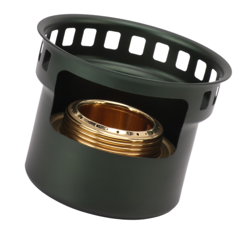 Spirit Burner Copper Windproof Portable Aluminium Alloy Alcohol Backpacking Stove