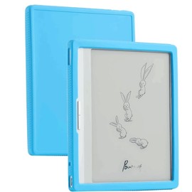 INSOLKIDON Compatible with BIGME B751C /B751 7-INCH Tablet Case, Full Coverage Ultra Slim Silicone Shockproof Lightweight Cover Case (Blue)