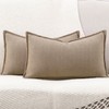 Madizz Set of 2 Simple Chenille Cushion Covers, Soft Decorative