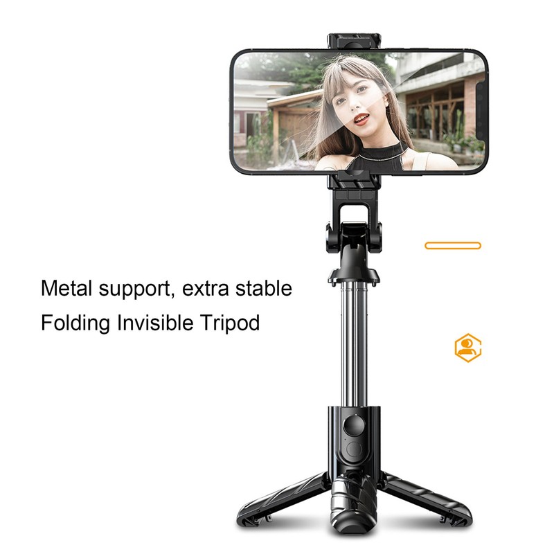 Selfie Stick Tripod Lightweight Remote Control 27.6in Extendable BT Phone