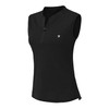 YSENTO Women's Golf Clothes Apparel Shirts Outfits Sleeveless 1/4 Zip