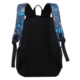 JiaYou Boy 20L Fashion School Bag Backpack with Florescent Mark 3 Sets/2 Sets(ColorF 3 Sets,20L)