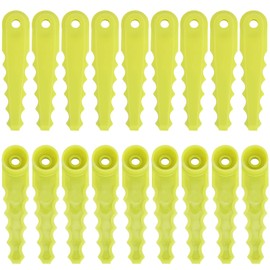 Kaberalty AC052N1 Replacement Serrated Blades Compatible with Ryobi 18V 2-in-1 Pivoting Auto Feed String Trimmer P2200 P2030 P2031 P2003A P2003 P2060A P2060 P2006 RY40210 RY40210A P2080 P2200 (18Pack)