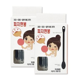 Extruded cotton swab Extruded earpick sebum removal nasal swab 30P 2 pieces / 압출 면봉 압출 귀이개 피지 제거 코 면봉 30P 2개