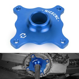 NICECNC Drive Shaft Sprocket Hub Sleeve Compatible with Yamaha Raptor 700R Custom Graphics 2012-2013, Raptor 700 2006-2008, 2013-2024, See Fitments Blue