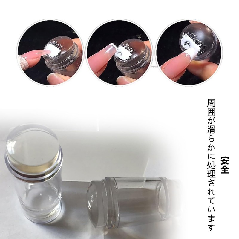 Nail Stamper Nail Seal Stamp Nail Ceiling Mold with Scraper