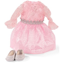 Götz 3403320 Combination Royal Doll Clothing Size XM 4-Piece Clothing and Accessory Set for Standing Dolls 36 cm