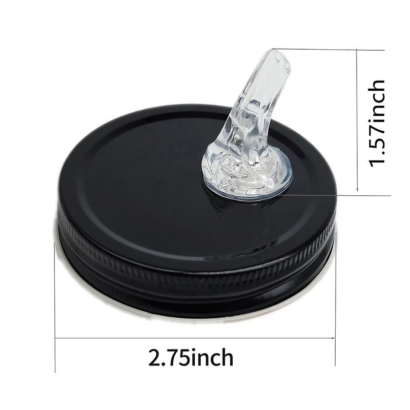 Mason Jar Pour Spouts,Free Flow Pouring Dispenser for Moonshine Whisky
