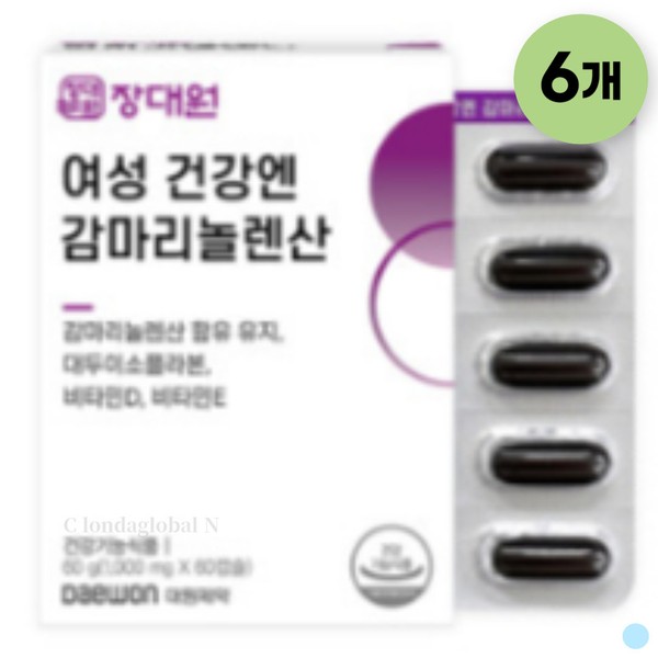 Daewon Pharmaceutical Women&#39;s Health Gamma Linolenic Acid Borage Oil 60 tablets / 대원제약 여성 건강엔 감마리놀렌산 보라지유 60정X6