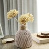 Bottle Shaped Vase Ceramic Decorative Vases Embossed Flower Arrange Display