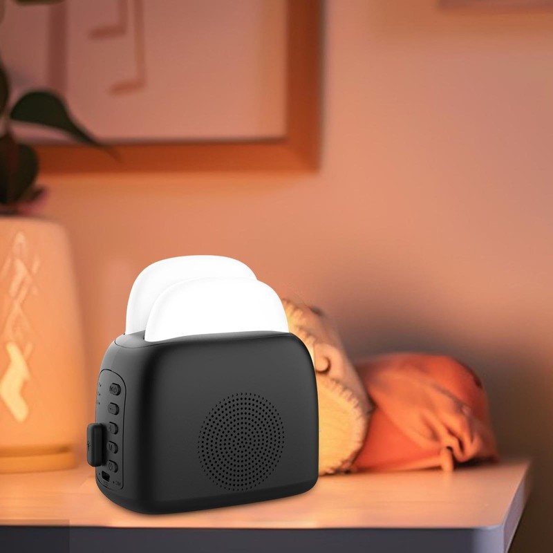 Harilla Tragbarer Soundmaschine Schlafmaschin, Schwarz